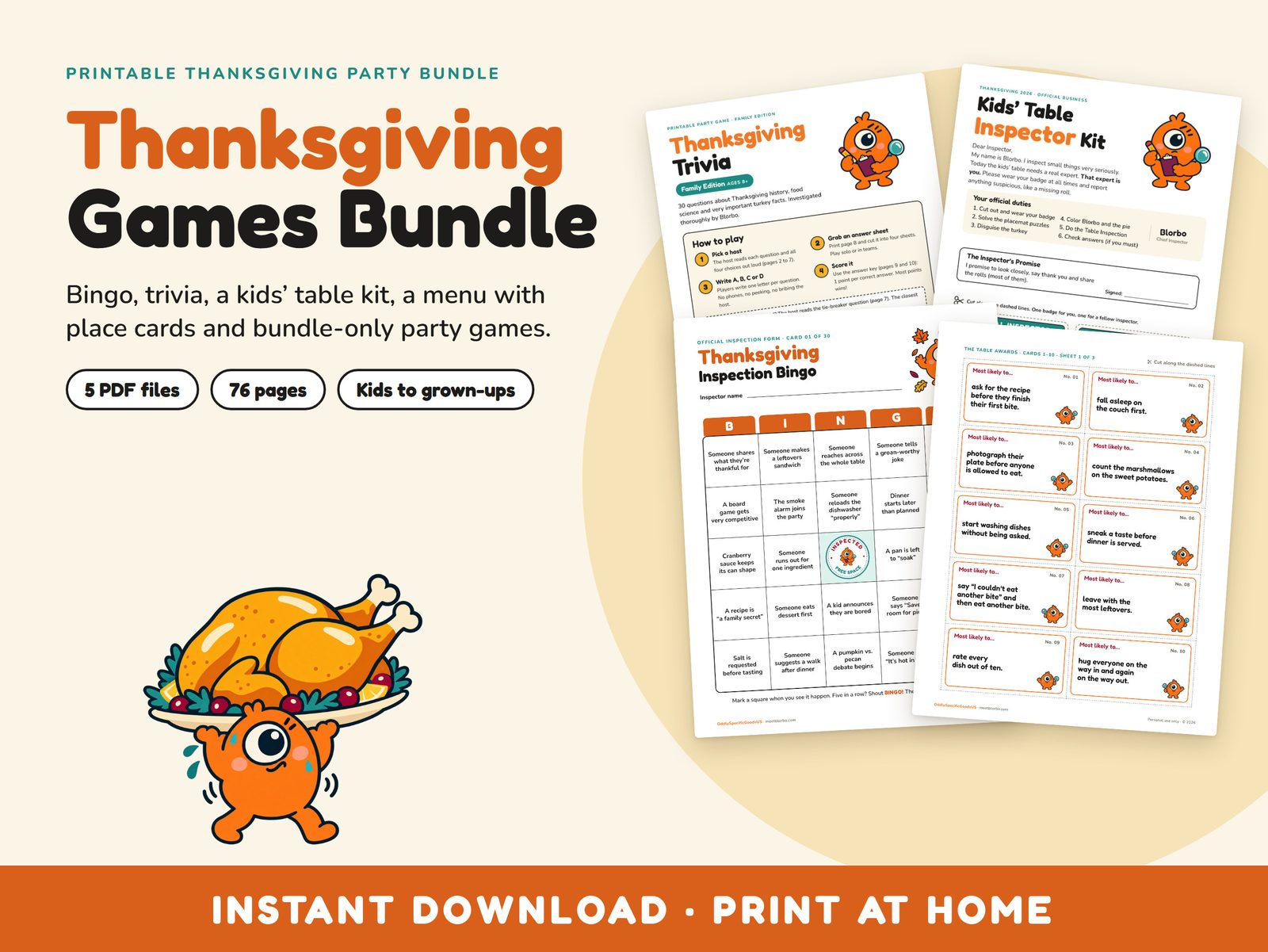 Thanksgiving Games Bundle: hero