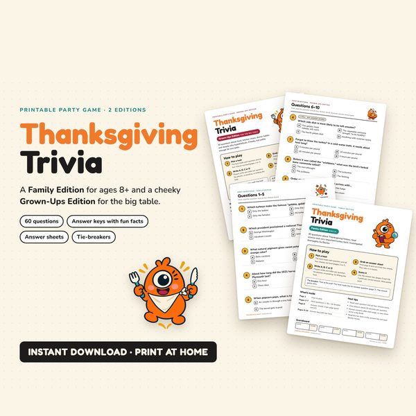 Thanksgiving Trivia (Family + Grown-Ups): hero